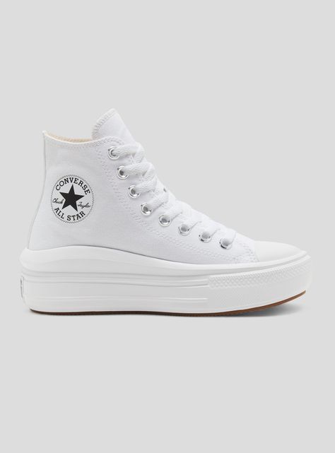 Zapatilla Urbana Converse Chuck Taylor Move Blanco Mujer-0