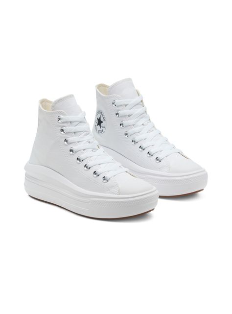 Zapatilla Urbana Converse Chuck Taylor Move Blanco Mujer-1