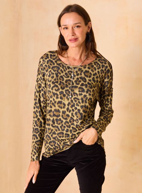 Polera Estampado Animal Print-0