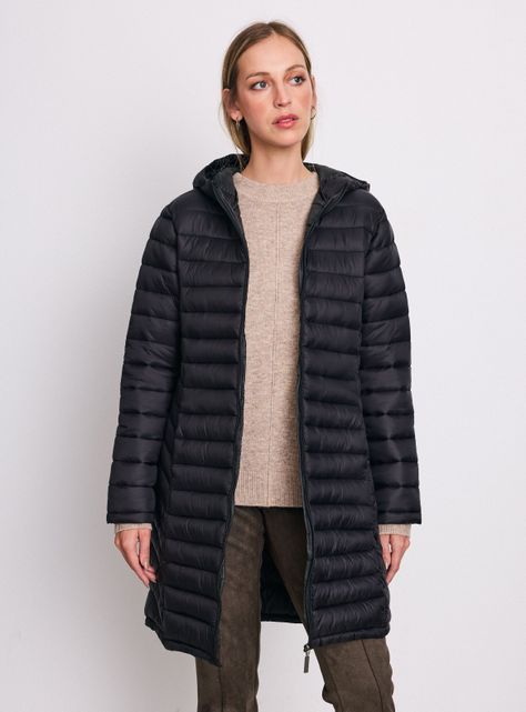 Parka Larga y Capucha-0