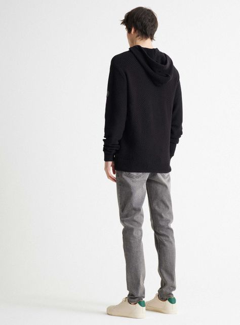 Sweater Textura Capucha-5