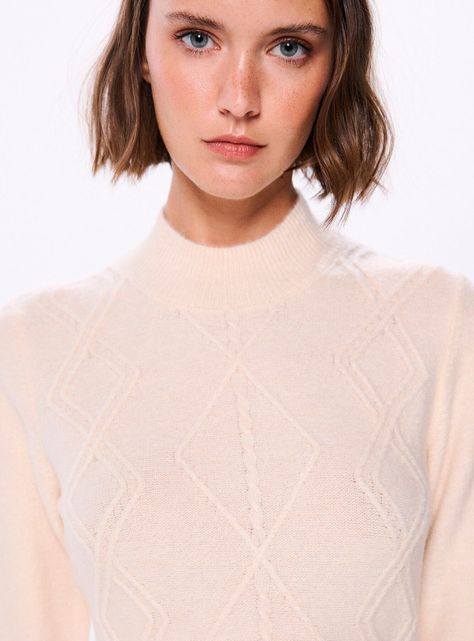 Vestido Midi Punto Cable Knit-3