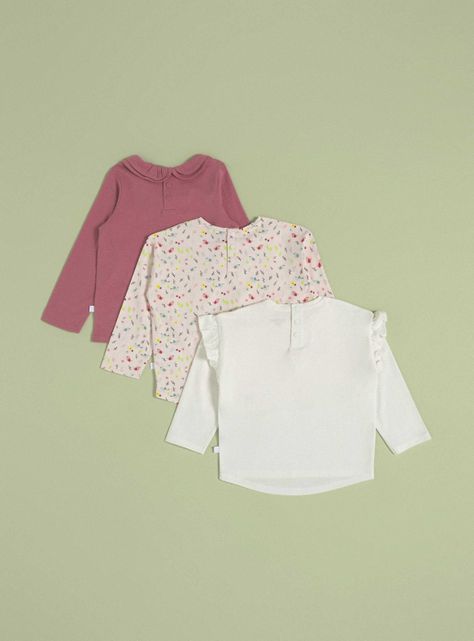 Polera Tripack Niña Estampado-1