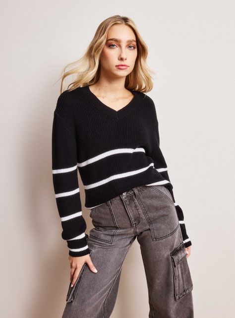 Sweater Rayas-0