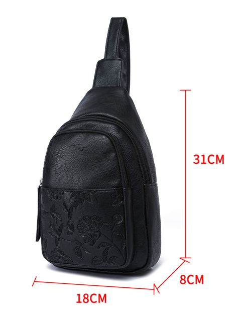 Mochila Bodybag Vanna Negro-1