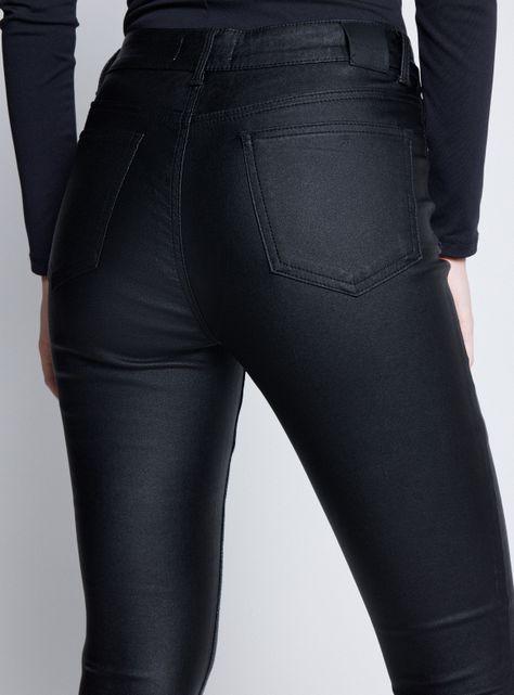 Pantalón Skinny Efecto Piel-2