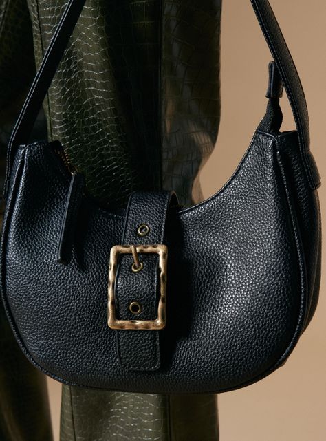 Cartera de Hombro Efecto Cuero María Pombo-1