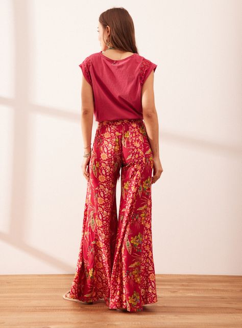 Pantalón Cortes con Estampado-5