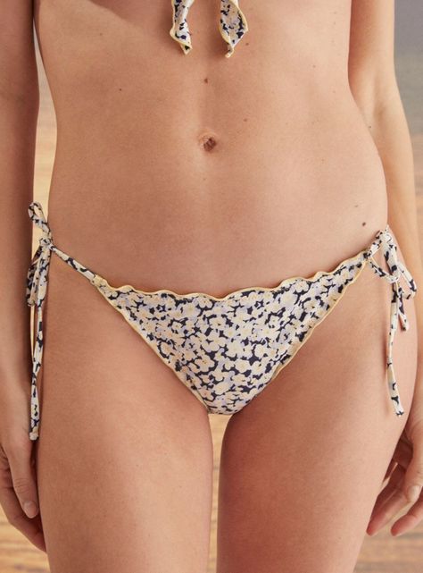 Calzón Bikini Lazos Estampado Blanco-0