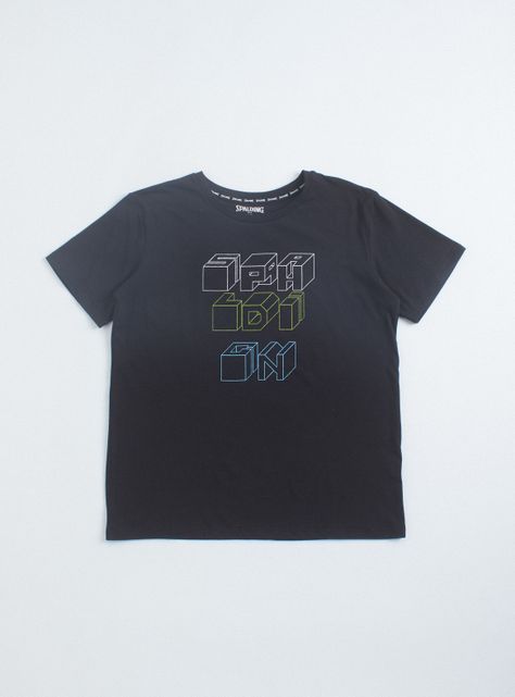 Polera Estampado Logo con Cuello Redondo 1-0