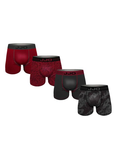Pack Boxer 4 Unidades Largo Variedad-0