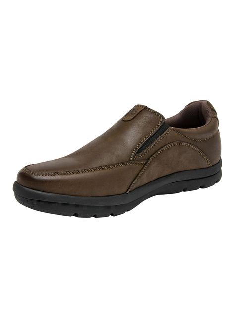 Zapato Casual Cuero L164 Slip On Hombre-3