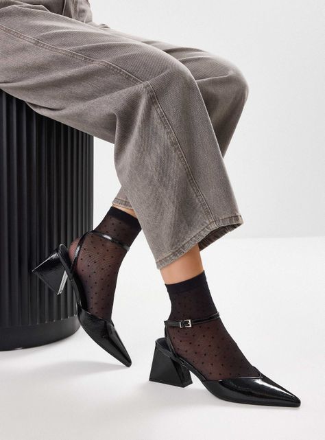 Zapato Casual Taco Slingback Mujer-0