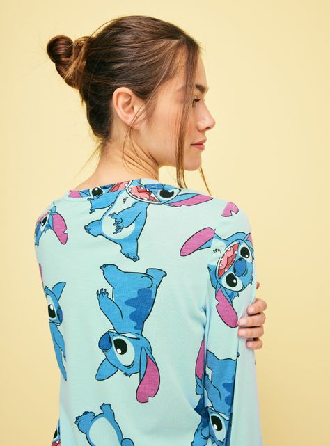Pijama Largo Disney Stitch Full Print-2