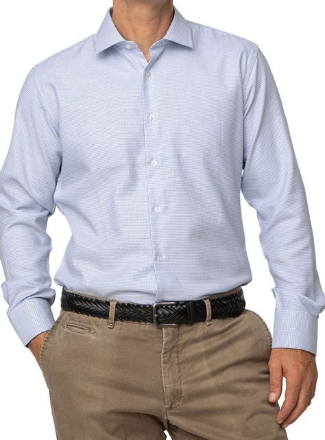 Camisa de Vestir Mini Cuadros-0