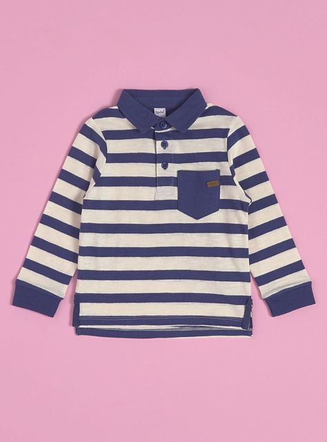 Polera con Rayas a Dos Colores-0