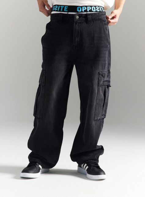 Jeans Skater Desgastado-0