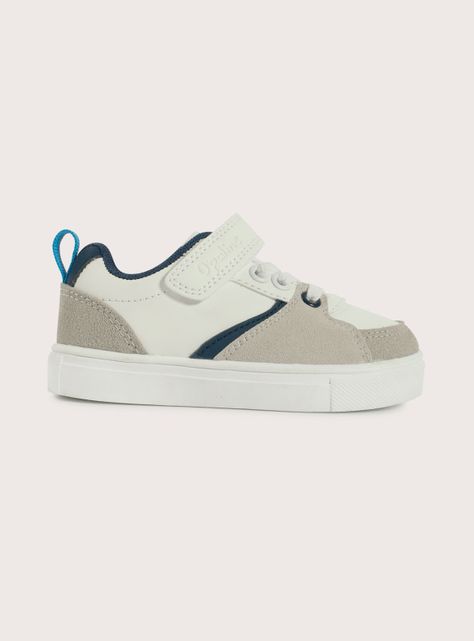 Zapatilla Urbana Detalle Color Velcro Cordón Niño-0