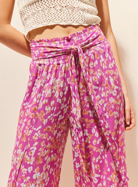 Pantalón Estampado Floreado-2