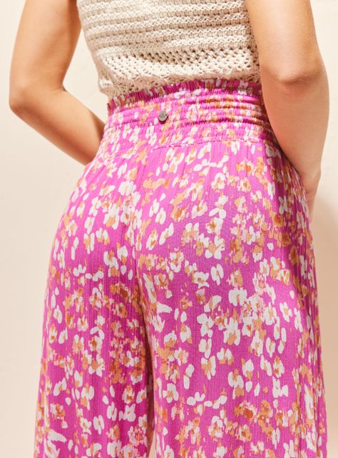 Pantalón Estampado Floreado-3