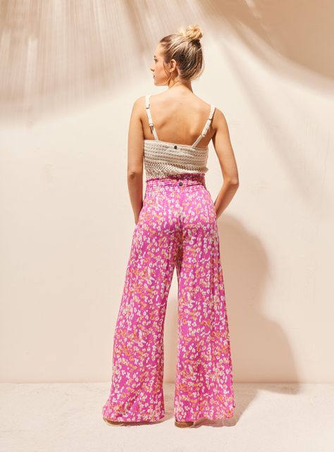 Pantalón Estampado Floreado-5