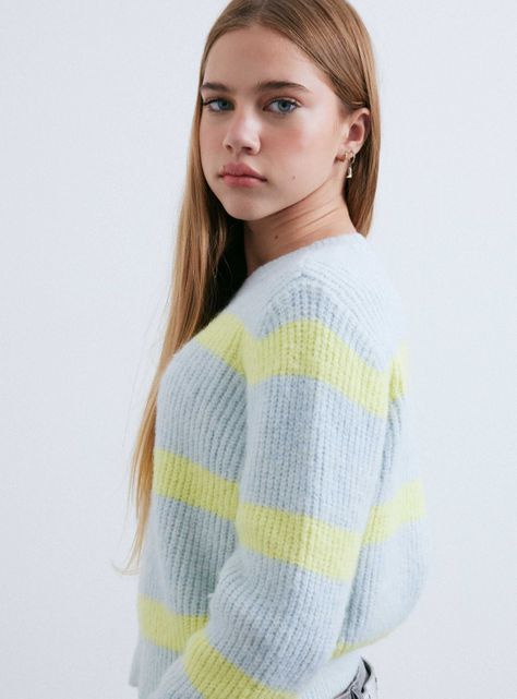 Sweater Rayas Crop-3