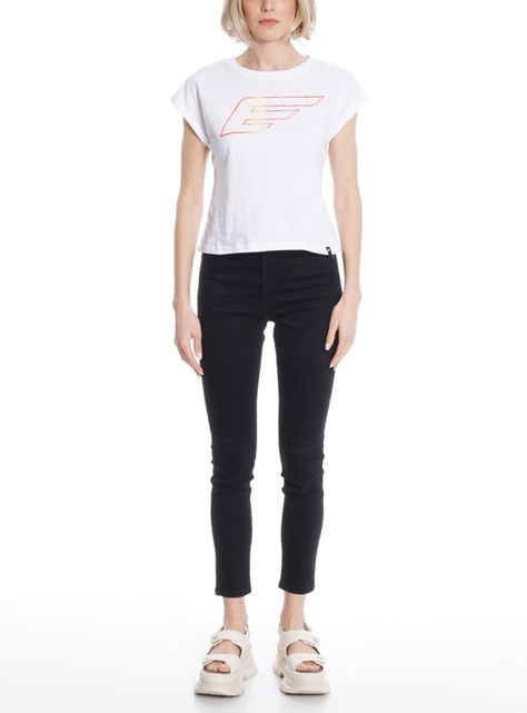 Polera Manga Corta Batwing Cuadrada-2