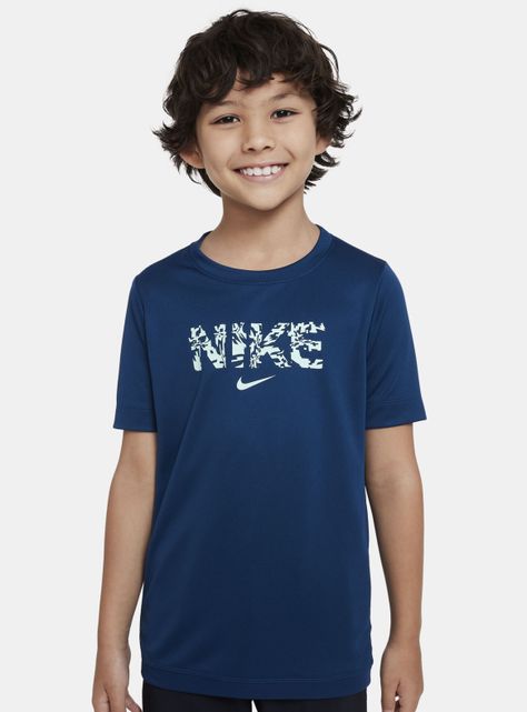 Polera Trophy Niño Azul-0