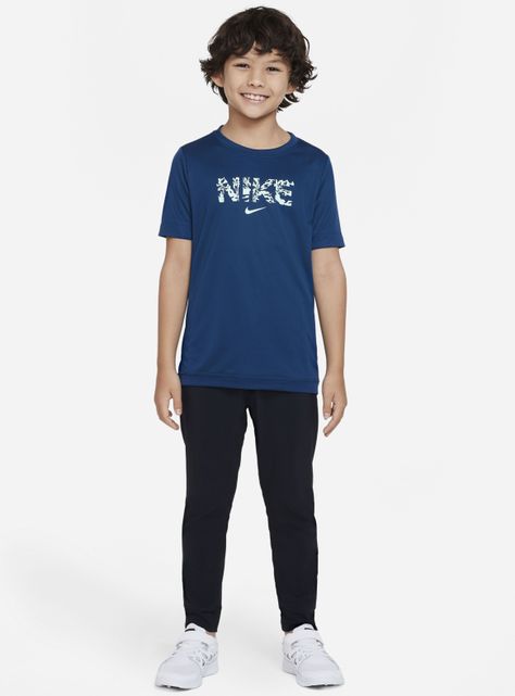 Polera Trophy Niño Azul-3