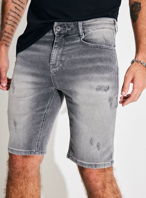 Bermuda Knit Denim Tono Medio-2