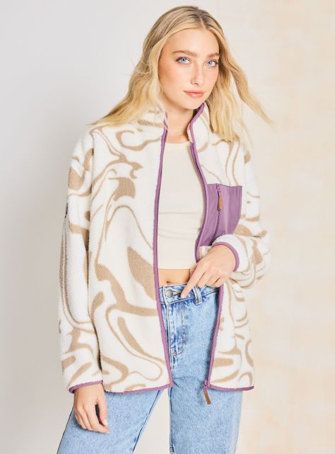 Polar Polar con Diseño Cierre y Cuello Alto-0