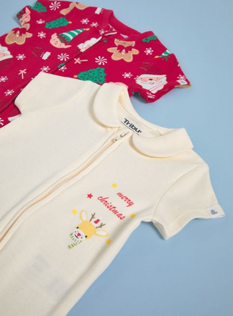 Conjunto de Enteritos con Estampados Navideños-2