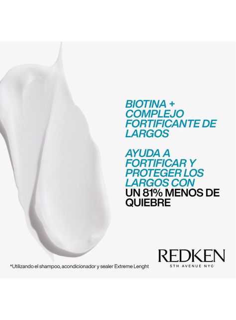 Acondicionador Fortalecedor de Largos Cabello Quebradizo Extreme Length 300ml Redken-2