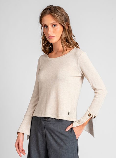 Polera Helen Beige-0