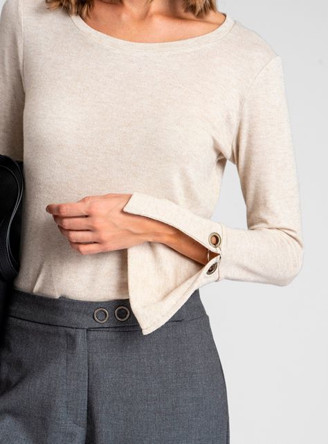 Polera Helen Beige-2