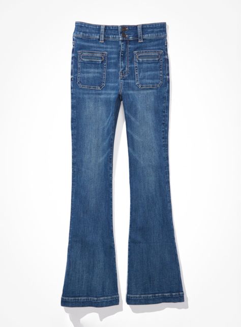Jeans t Level Pantalón Flare Tiro Alto-3