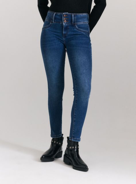 Jeans Pretina Ancha 3 Botones-0