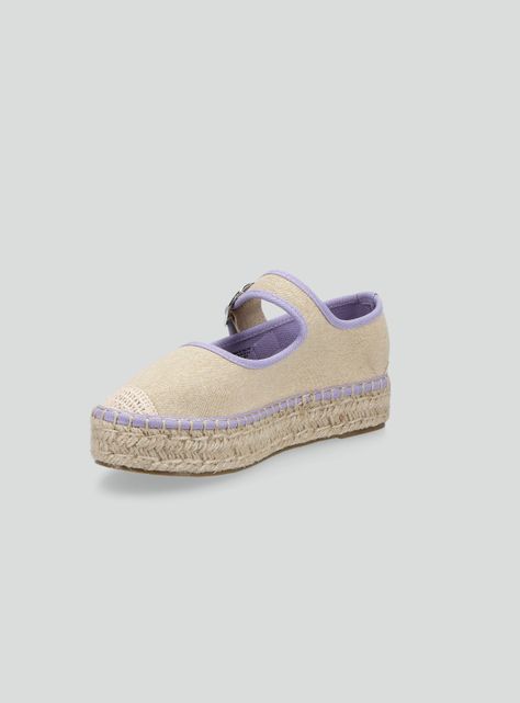 Ballerina Plataforma Yute Mujer-2
