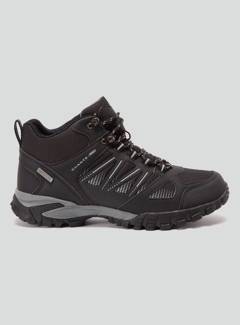 Zapatilla Outdoor Negro con Cordón Villarrica 34892 Hombre-0
