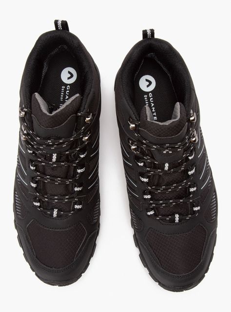 Zapatilla Outdoor Negro con Cordón Villarrica 34892 Hombre-3