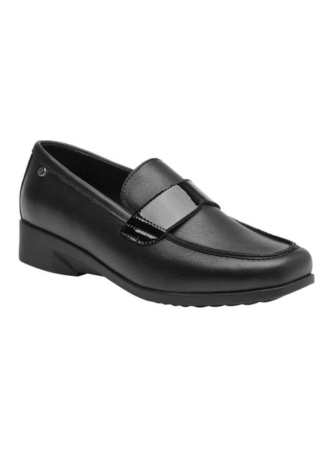 Mocasín Detalle en Charol Cuero Cl002 Mujer-1