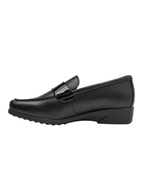 Mocasín Detalle en Charol Cuero Cl002 Mujer-2