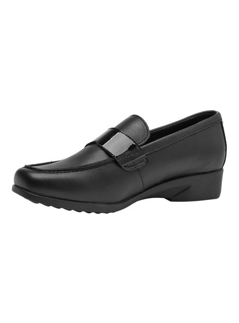 Mocasín Detalle en Charol Cuero Cl002 Mujer-3