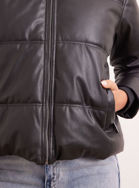 Chaqueta Tipo Puffa con Forro en Polar-3