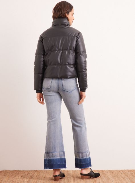 Chaqueta Tipo Puffa con Forro en Polar-5