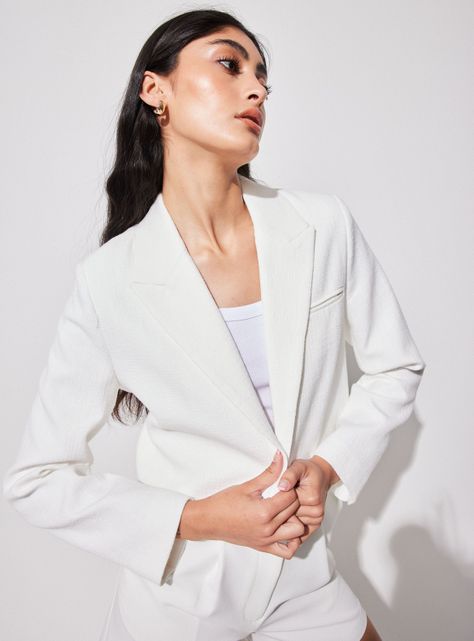 Blazer Texturizado Crop-2
