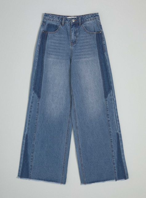 Jeans Corte Paneles a los Costados-2
