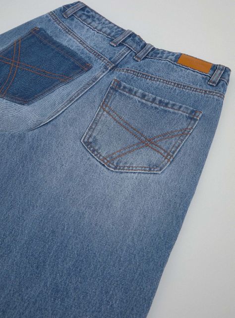 Jeans Corte Paneles a los Costados-3