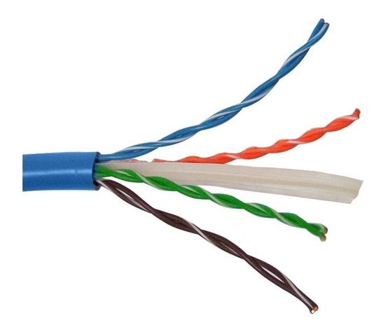 Bobina De Cable Red Cat5 Certificado Nexxt Azul Ab355nxt32-1