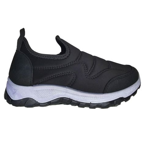 Zapatillas Deportivas Transpirables Caminata Negro Clasic 7612-0
